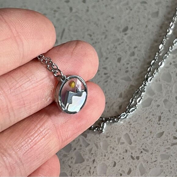 Stainless Steel Necklace Mustard
Seed Mountain Christian Biblical Necklace - Picture 5 of 8